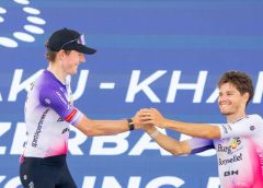 Eric Fagúndez volvió a hacer podio en la Bakú-Khankendi Azerbaiyán y terminó cuarto en la general: gran momento del ciclismo uruguayo