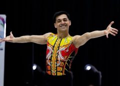 De las tablas del Carnaval con Zíngaros al podio Sudamericano: Diego Ramírez, doble oro en gimnasia aeróbica