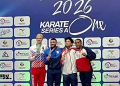 Juan Macedo hizo historia para el karate uruguayo al ganar la medalla de oro en la Liga Mundial de Guadalajara